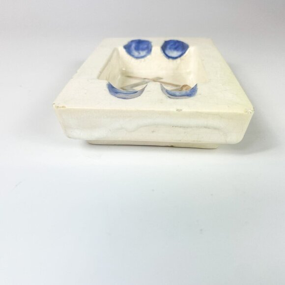 Vintage Rectangular HandPainted Ceramic Ashtray Freemasons Masonic Lodge - Picture 3 of 7